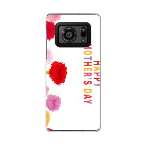 AQUOS R6 SH-51B SHARP シャープ アクオス docomo ドコモ スマホ カバー ケース スマホケース スマホカバー PC ハードケース 015312 母の日 バラ 花 母 カーネーション