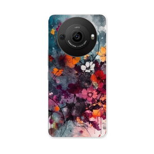 AQUOS R8 Pro �p�n�[�h �P�[�X SH-51D / A301SH �e�L�����A ���ʑΉ� �P�[�X �J�o�[ sh51d �n�[�h�P�[�X 033613 �� flower