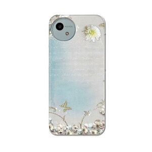 AQUOS wish4 用 ハードケース SH-52E / A402SH 共通対応 ハード ケース sh52e 対応 ケース カバー 004824 花 蝶 文字