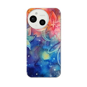 AQUOS sense9 �p �X�}�z�P�[�X SH-53E / SHG14 / SH-M29 ���ʑΉ� sh53e �P�[�X �J�o�[ �n�[�h�P�[�X 033657 �� flower