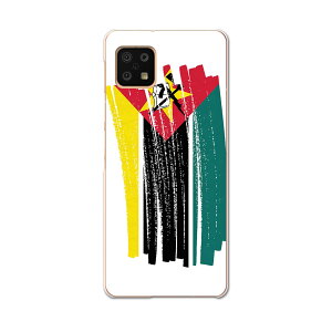 AQUOS sense6 SH-54B SHG05 専用 ケース カバー スマホカバー カバー ケース pc ハードケース 018515 国旗 mozambique モザンビーク