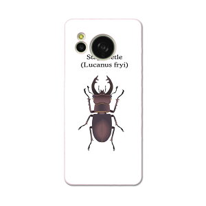 AQUOS sense8 �p �n�[�h �P�[�X SH-54D / SHG11 �e�L�����A ���ʑΉ� �P�[�X �J�o�[ sh54d �n�[�h�P�[�X 020007 stag beetle �N���K�^���V