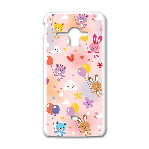 SHL22 AQUOS PHONE SERIE アクオスフォン セリエ au エーユー スマホ カバー スマホケース ハード pc ケース ハードケース 動物 風船 キャラクター アニマル 006629