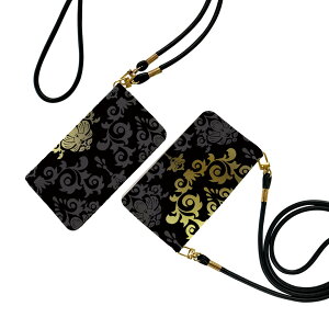 BASIO active3 KYG04 ベイシオ アクティブ3 用 手帳型ケース kyg04 ストラップ付き ショルダー スマホ 落下防止 手帳型 マグネット式 ピタッと閉まる スマホカバー 肩掛け 斜めかけ 000032 模様 黒