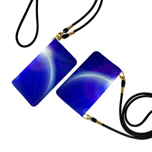 Xperia 1 VII SO-51F 用 エクスペリア 手帳型ケース ストラップ付き ショルダー スマホ 落下防止 手帳型 マグネット式 ピタッと閉まる スマホカバー 肩掛け 斜めかけ 002218 宇宙 青 シンプル