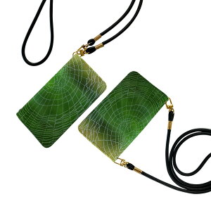 Xperia 1 VII SO-51F 用 エクスペリア 手帳型ケース ストラップ付き ショルダー スマホ 落下防止 手帳型 マグネット式 ピタッと閉まる スマホカバー 肩掛け 斜めかけ 023139 くもの巣 自然