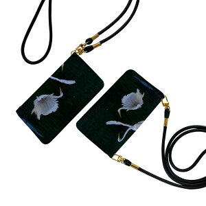 Xperia 1 IV SO-51C / SOG06 / A201SO 共通対応 エクスペリア ストラップ付き so51c ケース ショルダー スマホ 落下防止 手帳型 マグネット式 ピタッと閉まる スマホカバー 肩掛け 斜めかけ 023158 鳥 写