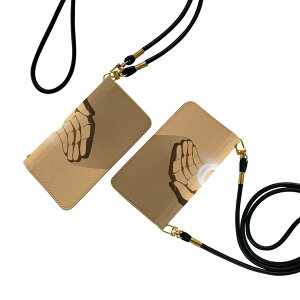 AQUOS sense7 SH-53C SHG10 用 共通対応 ケース カバー 手帳 sh53c ストラップ付き ケース ショルダー スマホ 落下防止 手帳型 マグネット式 ピタッと閉まる スマホカバー 肩掛け 斜めかけ 023417 月 手