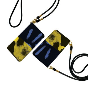 らくらくスマートフォン F-53E 用 手帳型ケース f53e ケース ストラップ付き ショルダー スマホ 落下防止 手帳型 マグネット式 ピタッと閉まる スマホカバー 肩掛け 斜めかけ 023922 手形 ウク