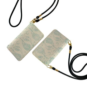 らくらくスマートフォン F-53E 用 手帳型ケース f53e ケース ストラップ付き ショルダー スマホ 落下防止 手帳型 マグネット式 ピタッと閉まる スマホカバー 肩掛け 斜めかけ 025596 花 ペイズ