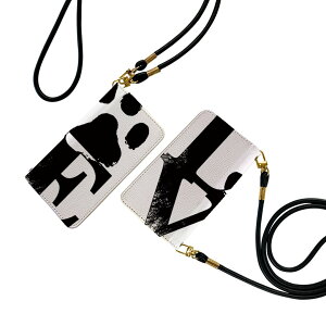 らくらくスマートフォン a A401FC 用 手帳型ケース ストラップ付き ショルダー a401fc スマホ 落下防止 手帳型 マグネット式 ピタッと閉まる スマホカバー 肩掛け 斜めかけ 026219 犬 肉球 love