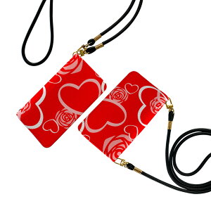 Xperia 10 VII �p SO-52F / SOG16 / XQ-FE44 ���ʑΉ� �蒠�^�P�[�X �X�g���b�v�t�� �V�����_�[ �X�}�z �����h�~ �蒠�^ �}�O�l�b�g�� �s�^�b�ƕ܂� �X�}�z�J�o�[ ���|�� �΂߂��� 004310 �n�[�g�@�o��