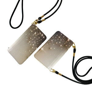 Galaxy Note20 Ultra 5G SC-53A ストラップ付き sc53a ケース ショルダー スマホ 落下防止 手帳型 マグネット式 ピタッと閉まる スマホカバー 肩掛け 斜めかけ 005770 クリスマス きらきら