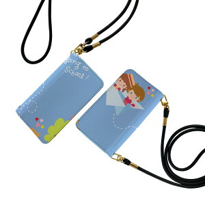 DIGNO BX3 �p A401KC / A402KC / A403KC ���ʑΉ� �蒠�^�P�[�X �X�g���b�v�t�� �V�����_�[ �X�}�z �����h�~ �蒠�^ �}�O�l�b�g�� �s�^�b�ƕ܂� �X�}�z�J�o�[ ���|�� �΂߂��� 006288 �L�����N�^�[�@�C