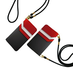 AQUOS R6 SH-51B �A�N�I�X �X�g���b�v�t�� sh51b �P�[�X �V�����_�[ �X�}�z �����h�~ �蒠�^ �}�O�l�b�g�� �s�^�b�ƕ܂� �X�}�z�J�o�[ ���|�� �΂߂��� 008535 �ԁ@���b�h�@���@�u���b�N�@�͗l