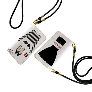 arrows 5G F-51A アローズ ストラップ付き f51a ケース ショルダー スマホ 落下防止 手帳型 マグネット式 ピタッと閉まる スマホカバー 肩掛け 斜めかけ 010227 おしゃれ ファッション メイク