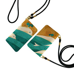 Xperia 1 IV SO-51C / SOG06 / A201SO 共通対応 エクスペリア ストラップ付き so51c ケース ショルダー スマホ 落下防止 手帳型 マグネット式 ピタッと閉まる スマホカバー 肩掛け 斜めかけ 012356 クジラ