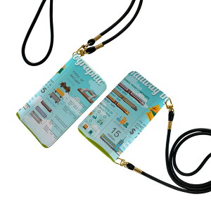 Xperia X Performance エクスペリア X SO-04H ストラップ付き so04h ケース ショルダー スマホ 落下防止 手帳型 マグネット式 ピタッと閉まる スマホカバー 肩掛け 斜めかけ 013445 電車 乗り物 数字