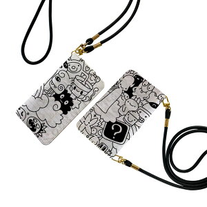 Xperia 1 IV SO-51C / SOG06 / A201SO 共通対応 エクスペリア ストラップ付き so51c ケース ショルダー スマホ 落下防止 手帳型 マグネット式 ピタッと閉まる スマホカバー 肩掛け 斜めかけ 016426 ノート