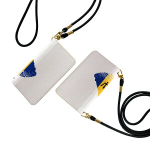 DIGNO BX3 �p A401KC / A402KC / A403KC ���ʑΉ� �蒠�^�P�[�X �X�g���b�v�t�� �V�����_�[ �X�}�z �����h�~ �蒠�^ �}�O�l�b�g�� �s�^�b�ƕ܂� �X�}�z�J�o�[ ���|�� �΂߂��� 018771 barbados �o���o�h�X