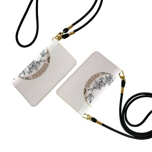 AQUOS sense7 SH-53C SHG10 用 共通対応 ケース カバー 手帳 sh53c ストラップ付き ケース ショルダー スマホ 落下防止 手帳型 マグネット式 ピタッと閉まる スマホカバー 肩掛け 斜めかけ 019159 フォン