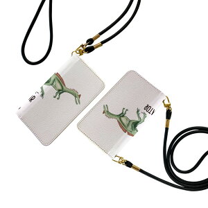 SC-03L Galaxy S10 ギャラクシー エステン ストラップ付き sc03l ケース ショルダー スマホ 落下防止 手帳型 マグネット式 ピタッと閉まる スマホカバー 肩掛け 斜めかけ 019815 恐竜 恐竜 イクティオ