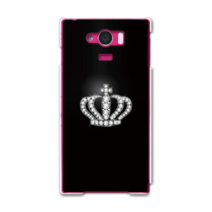 SHV31 AQUOS SERIE mini アクオスセリエミニ shv31 au エーユー スマホ カバー スマホケース スマホカバー PC ハードケース クラウン 王冠 ダイヤ ラグジュアリー 000426
