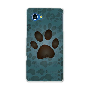 SHV38 AQUOS SERIE mini セリエ ミニ shv38 au エーユー スマホ カバー スマホケース スマホカバー PC ハードケース 犬 足跡 アニマル 001152