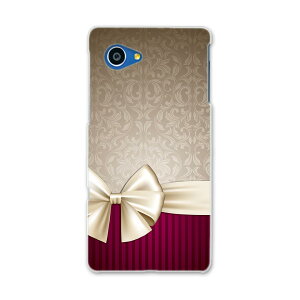 SHV38 AQUOS SERIE mini セリエ ミニ shv38 au エーユー スマホ カバー スマホケース スマホカバー PC ハードケース リボン ペイズリー ユニーク 001614