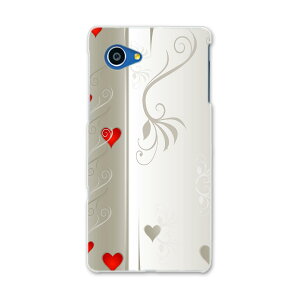 SHV38 AQUOS SERIE mini セリエ ミニ shv38 au エーユー スマホ カバー スマホケース スマホカバー PC ハードケース ハート 赤 レッド クール 005812