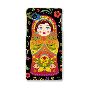 SHV38 AQUOS SERIE mini セリエ ミニ shv38 au エーユー スマホ カバー スマホケース スマホカバー PC ハードケース 花 フラワー マトリョーシカ イラスト その他 007293