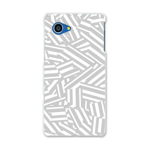 SHV38 AQUOS SERIE mini セリエ ミニ shv38 au エーユー スマホ カバー スマホケース スマホカバー PC ハードケース 模様 グレー 白 010584