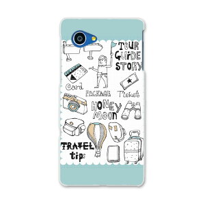 SHV38 AQUOS SERIE mini セリエ ミニ shv38 au エーユー スマホ カバー スマホケース スマホカバー PC ハードケース 旅行 英語 水色 010667