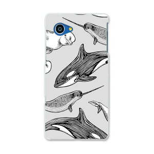 SHV38 AQUOS SERIE mini セリエ ミニ shv38 au エーユー スマホ カバー スマホケース スマホカバー PC ハードケース 海 生き物 アニマル 011423