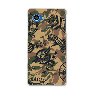 SHV38 AQUOS SERIE mini セリエ ミニ shv38 au エーユー スマホ カバー スマホケース スマホカバー PC ハードケース アーミー 迷彩 カモフラ 011605