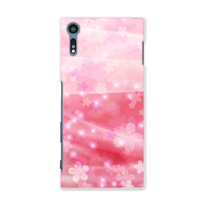 602SO Xperia XZs エクスペリア XZs softbank ソフトバンク スマホ カバー スマホケース ハード pc ケース ハードケース 桜 光 フラワー 000817