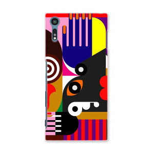SO-01J Xperia XZ エクスペリア XZ so01j docomo ドコモ スマホ カバー スマホケース スマホカバー PC ハードケース イラスト 派手 ユニーク 000936