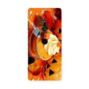 SO-01L Xperia XZ3 エクスペリア エックスゼットスリー so01l docomo ドコモ スマホ カバー ケース スマホケース スマホカバー PC ハードケース 014823 かぼちゃ ハロウィン デザート スイーツ