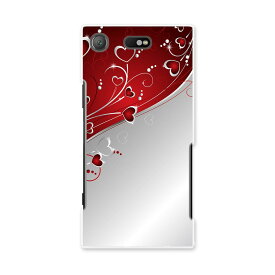 SO-02K XPERIA XZ1 Compact エクスペリア so02k docomo ドコモ スマホ カバー スマホケース スマホカバー PC ハードケース ハート 模様 ラブリー 001167