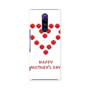 SOV40 Xperia 1 エクスペリア ワン au エーユー sov40 スマホ カバー ケース スマホケース スマホカバー TPU ソフトケース 015278 母の日 バラ 花 母 カーネーション