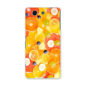 SO-04G Xperia A4 エクスペリア so04g docomo ドコモ スマホ カバー スマホケース スマホカバー PC ハードケース 果実 オレンジ ユニーク 001602