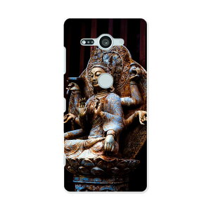 SO-05K Xperia XZ2 Compact エクスペリア エックスゼットツー コンパクト docomo so05k ドコモ スマホ カバー スマホケース スマホカバー PC ハードケース 005093 仏像 写真 黒