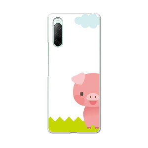 Xperia 10 II SO-41A 専用ハードケース sov43 so41a 共通対応 スマホカバー カバー ケース pc ハード ケース 007165 アニマル ぶた キャラクター