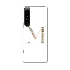 Xperia 1 IV 専用ハードケース SO-51C / SOG06 / A201SO 共通対応 so51c igcase スマホカバー カバー ケース pc ハードケース 019256 フォント 文字 m アルファベット