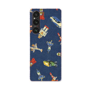 Xperia 1 V SO-51D SOG10 XQ-DQ44 専用 ケース 共通対応 so51d igcase スマホカバー カバー ケース pc ハードケース 010454 おもちゃ ロボット 車