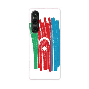 Xperia 1 V SO-51D SOG10 XQ-DQ44 専用 ケース 共通対応 so51d igcase スマホカバー カバー ケース pc ハードケース 018390 国旗 azerbaijan アゼルバイジャン