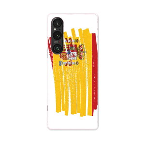 Xperia 1 V SO-51D SOG10 XQ-DQ44 専用 ケース 共通対応 so51d igcase スマホカバー カバー ケース pc ハードケース 018566 国旗 spain スペイン