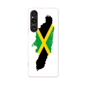 Xperia 1 V SO-51D SOG10 XQ-DQ44 専用 ケース 共通対応 so51d igcase スマホカバー カバー ケース pc ハードケース 018858 国旗 jamaica ジャマイカ