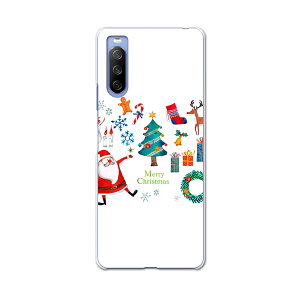 SO-52B Xperia 10 III �p �n�[�h�P�[�X 015610 �N���X�}�X�@�N���X�}�X�c���[�@�T���^