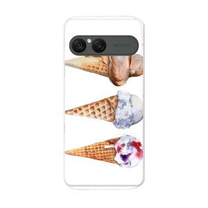 Xperia 10 VII �p �X�}�z�J�o�[ SO-52F / SOG16 / XQ-FE44 ���ʑΉ� so52f �P�[�X �J�o�[ �n�[�h�P�[�X 014778 �A�C�X�@���킢���@��